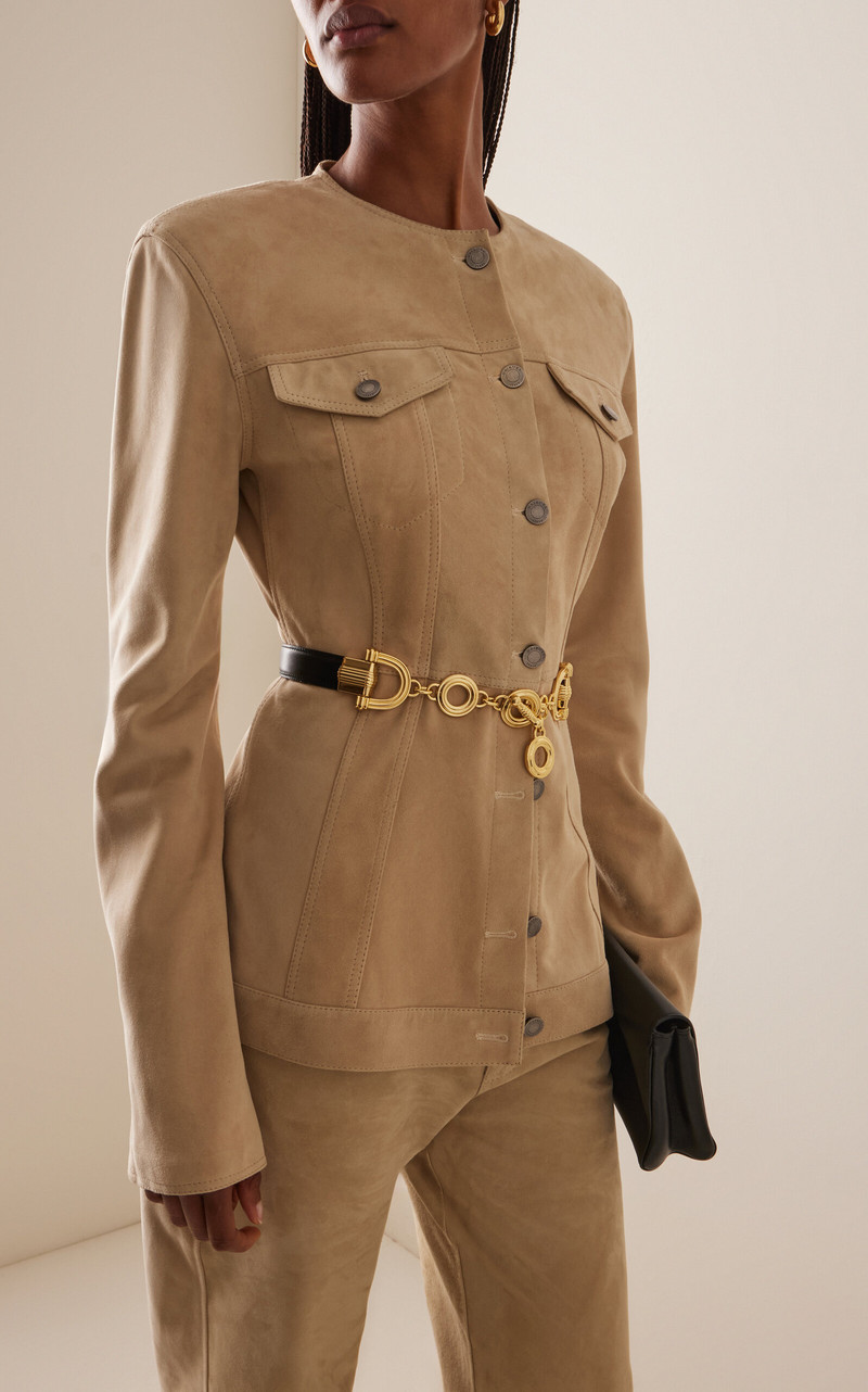 DÉHANCHE Elysées Leather Belt black outlook