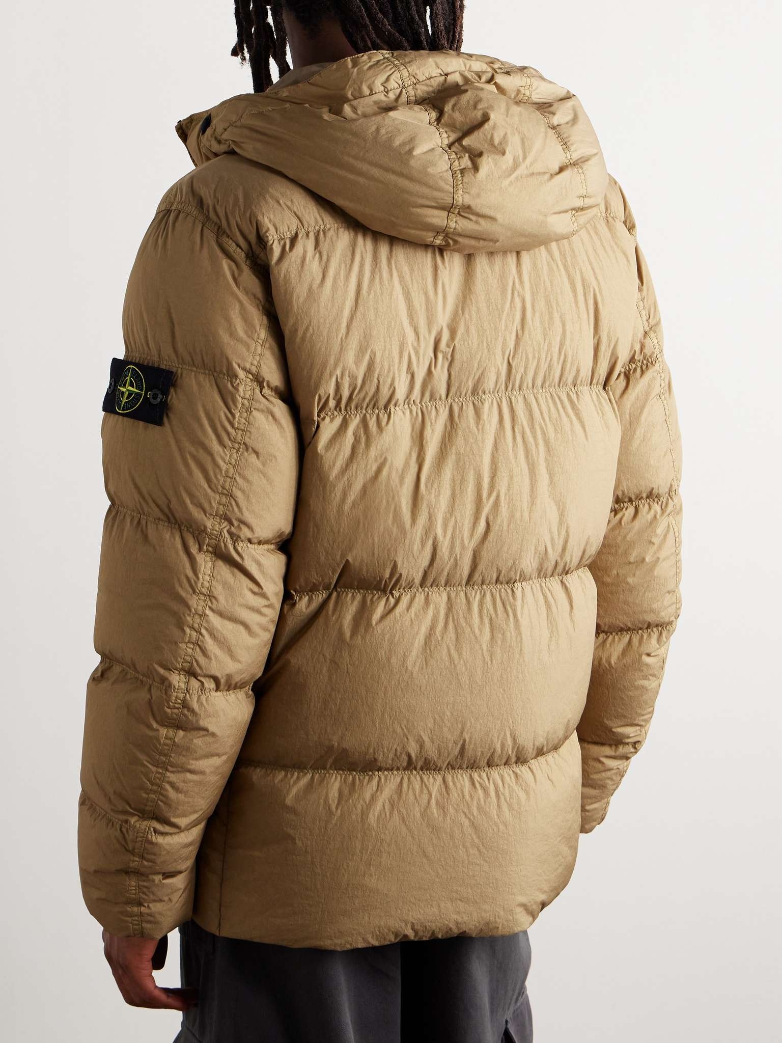 Logo-Appliquéd Quilted Shell Down Jacket - 4