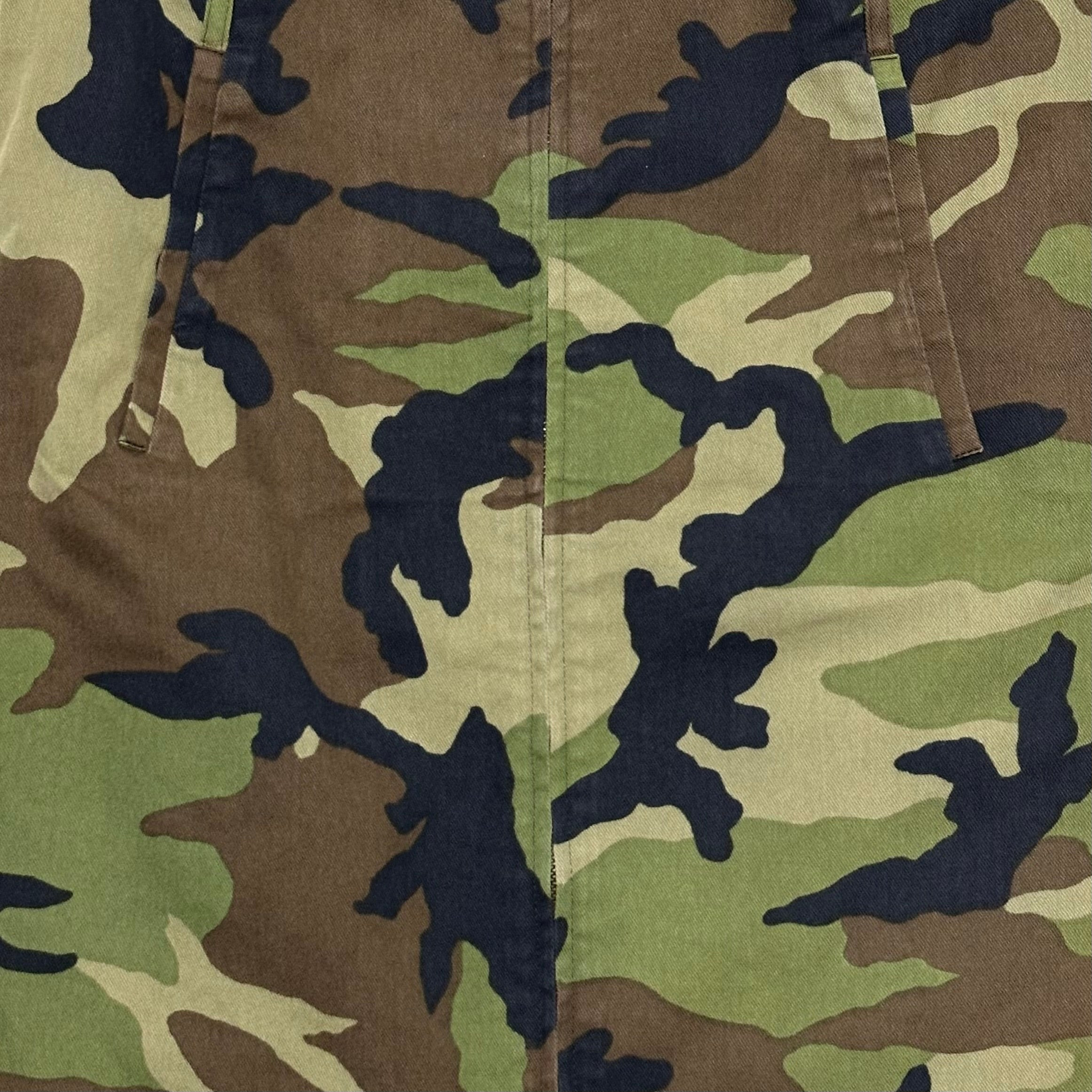 CHRISTIAN DIOR Spring Summer 2001 Camouflage Zip Up Maxi Skirt - 4