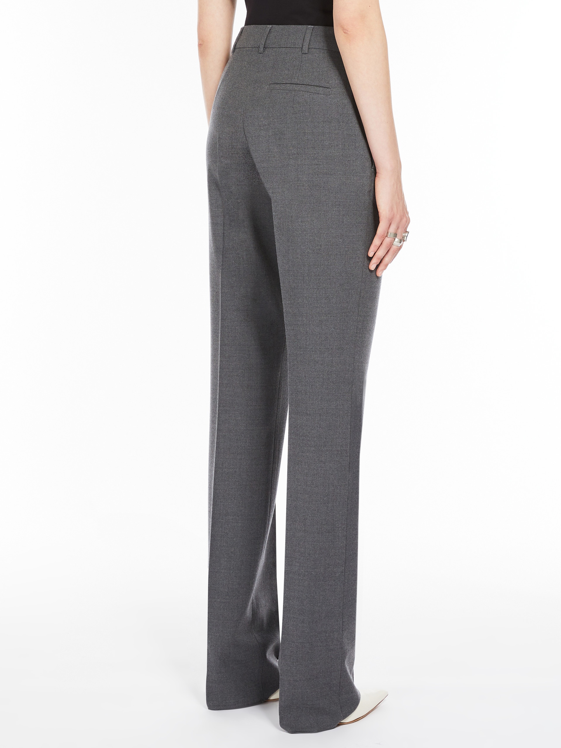 MORA12 Slim-fit stretch wool trousers - 4