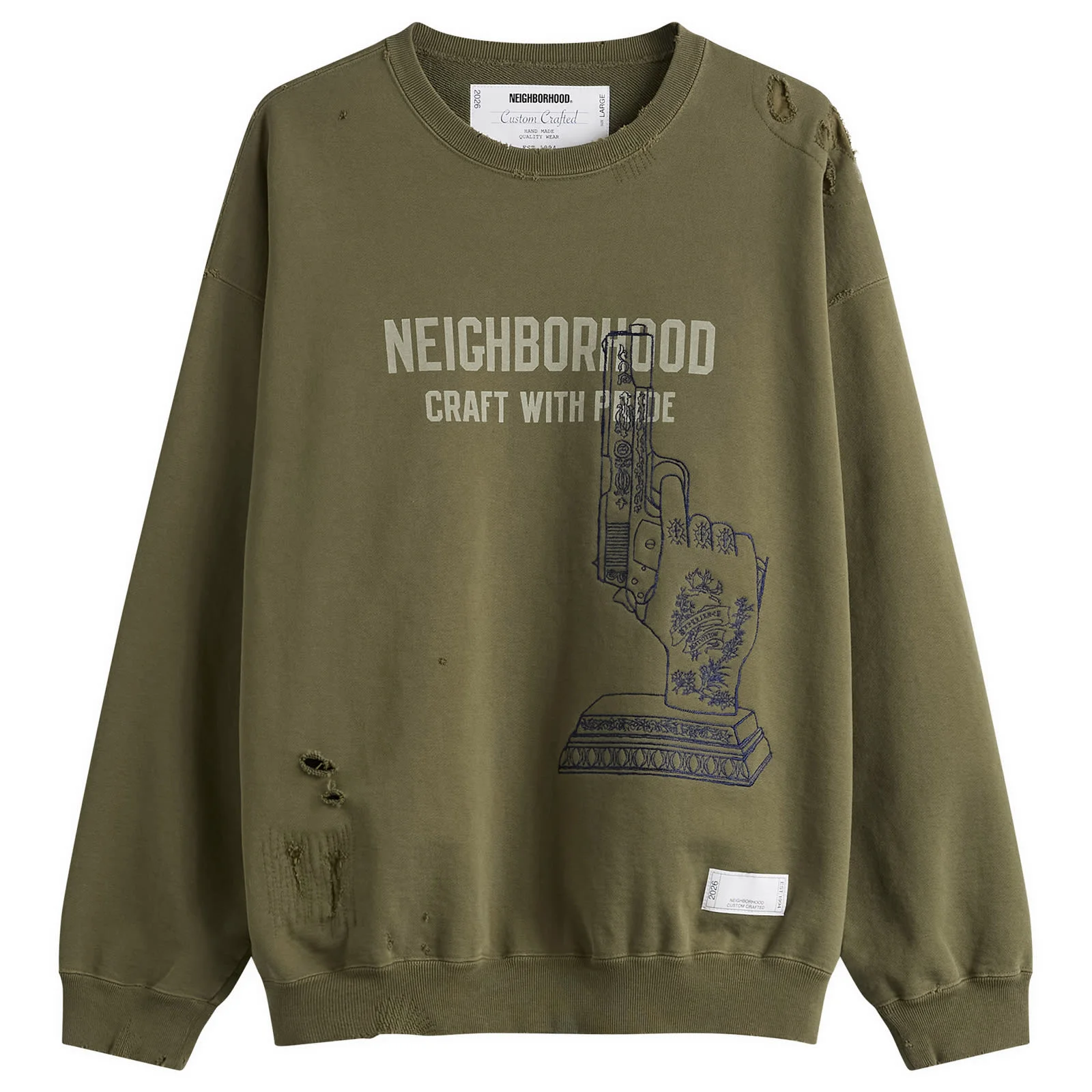 Neighborhood Embroidered Savage Sweatshirt - 1