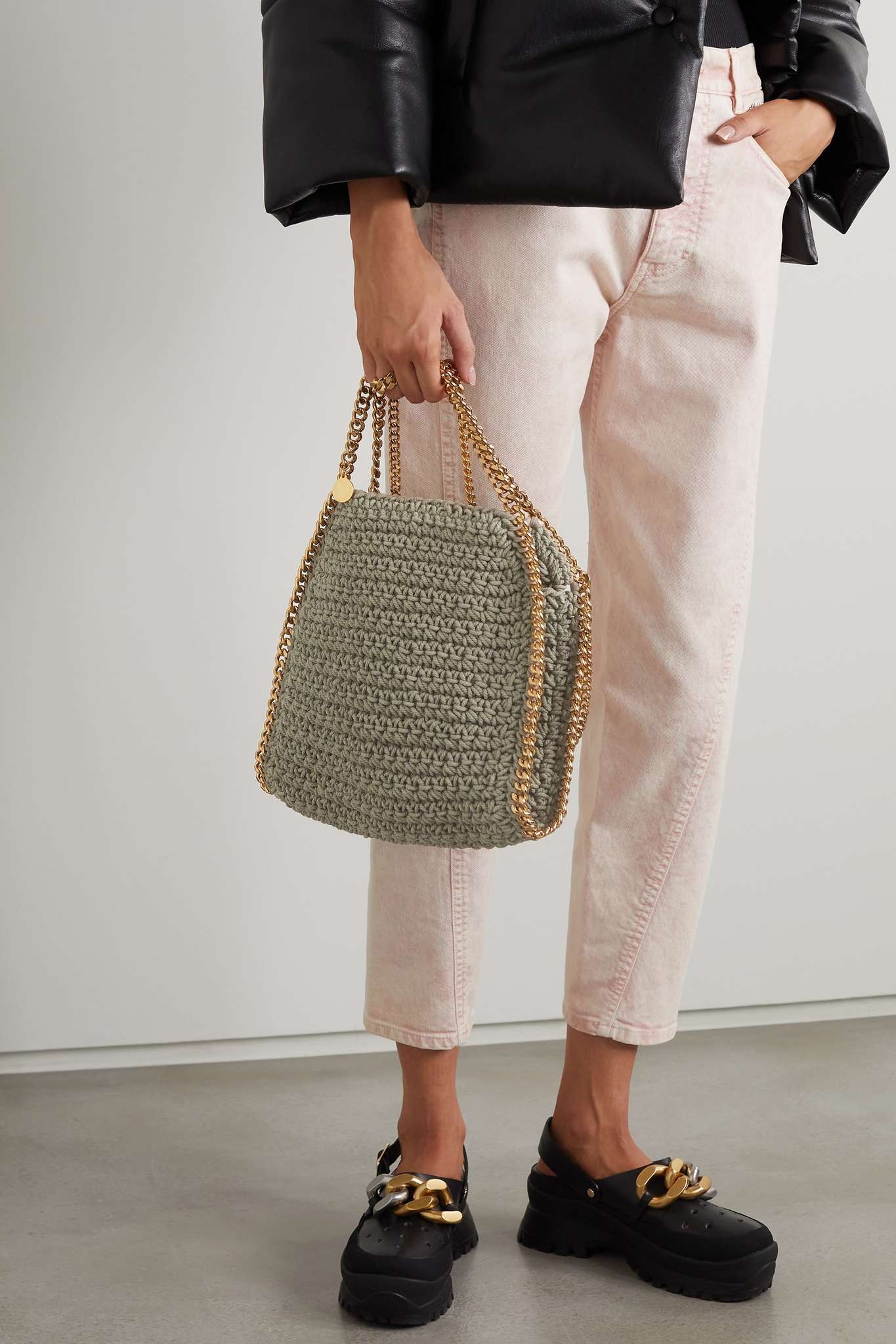 The Falabella mini crocheted cotton tote - 6