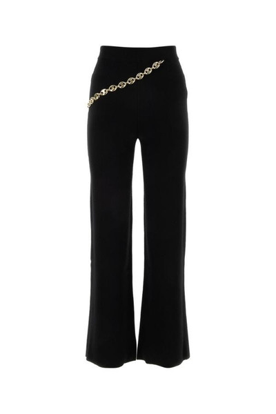 Paco Rabanne Black stretch wool blend pant outlook