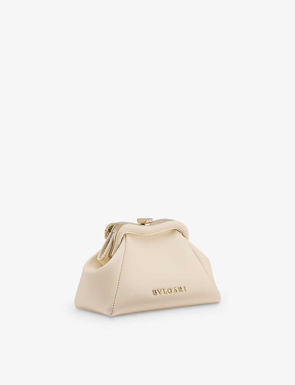 Serpentine leather pouch - 3