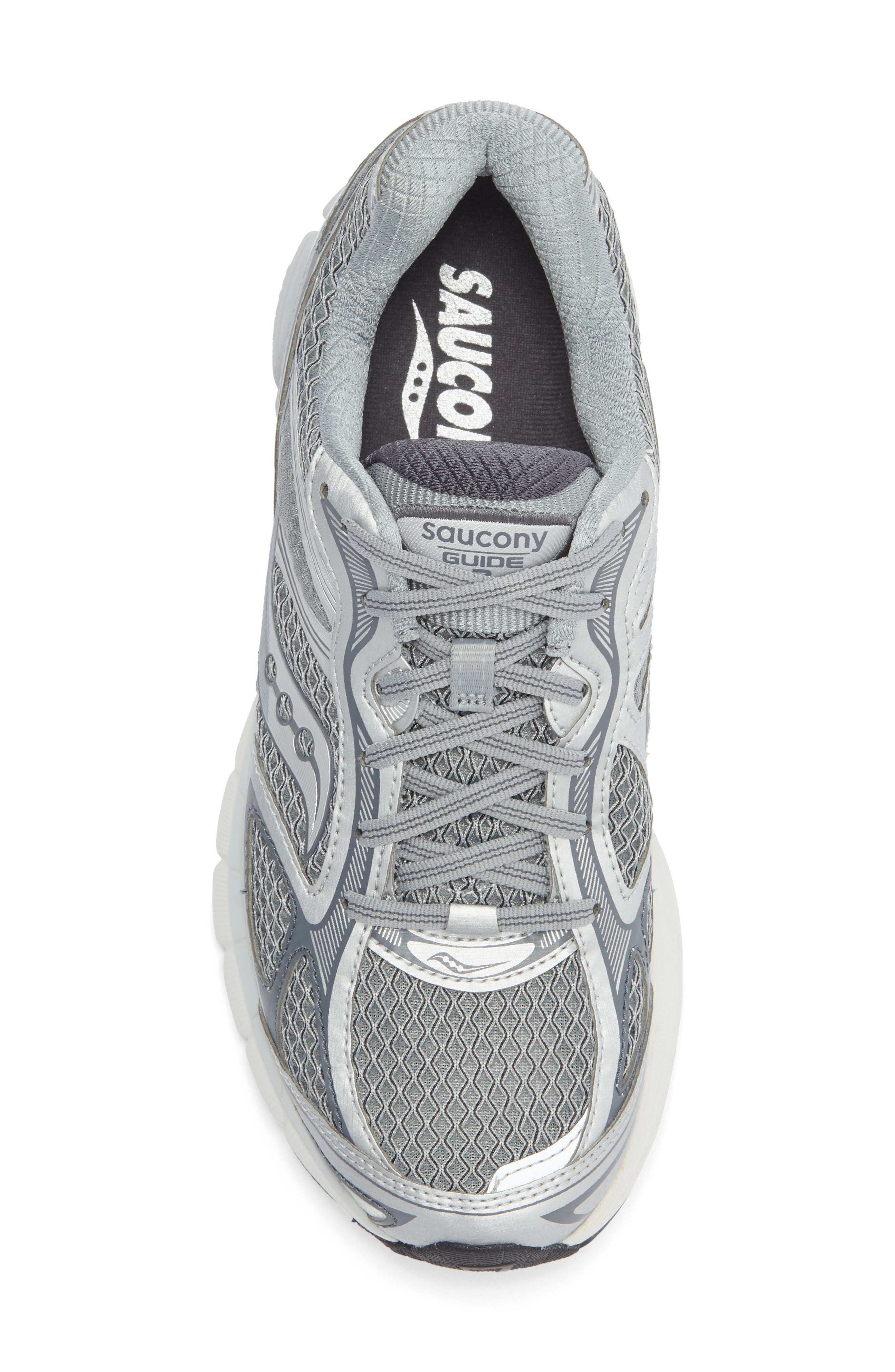 Saucony Gender Inclusive ProGrid Guide 7 Sneaker in Grey/Silver at Nordstrom - 5