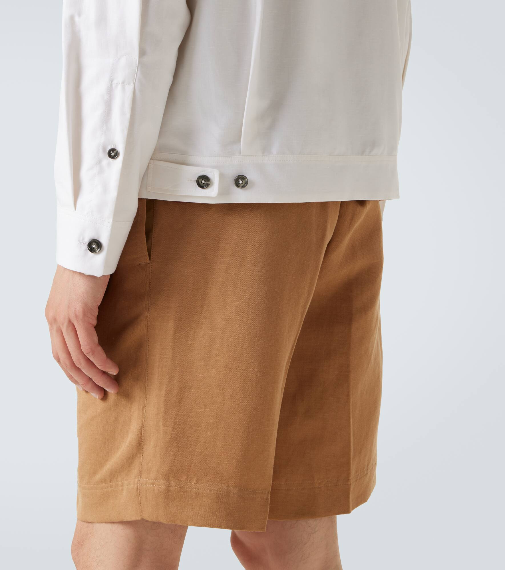 Cotton, linen, and silk jacket - 6