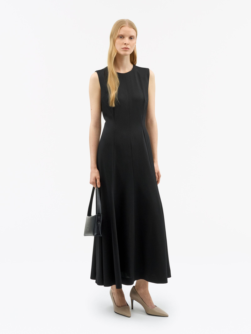 TIGER OF SWEDEN Asta Sculptural Wool Dress outlook