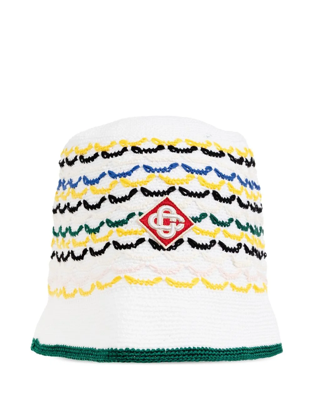 logo-embroidered bucket hat - 1