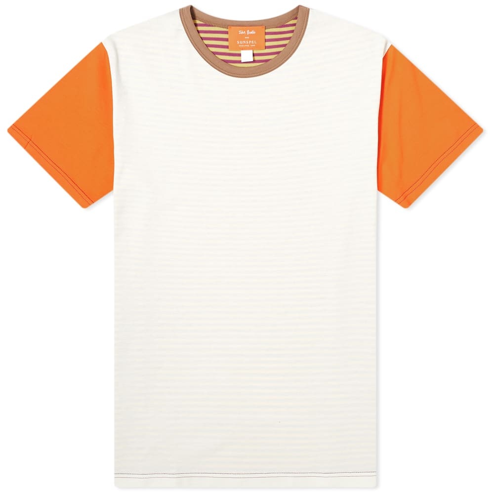 Sunspel x John Booth Colour Block Tee - 1