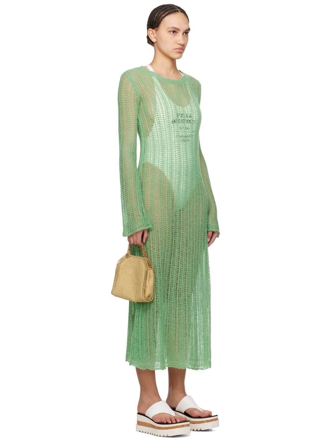 Green Airy Maxi Dress - 2