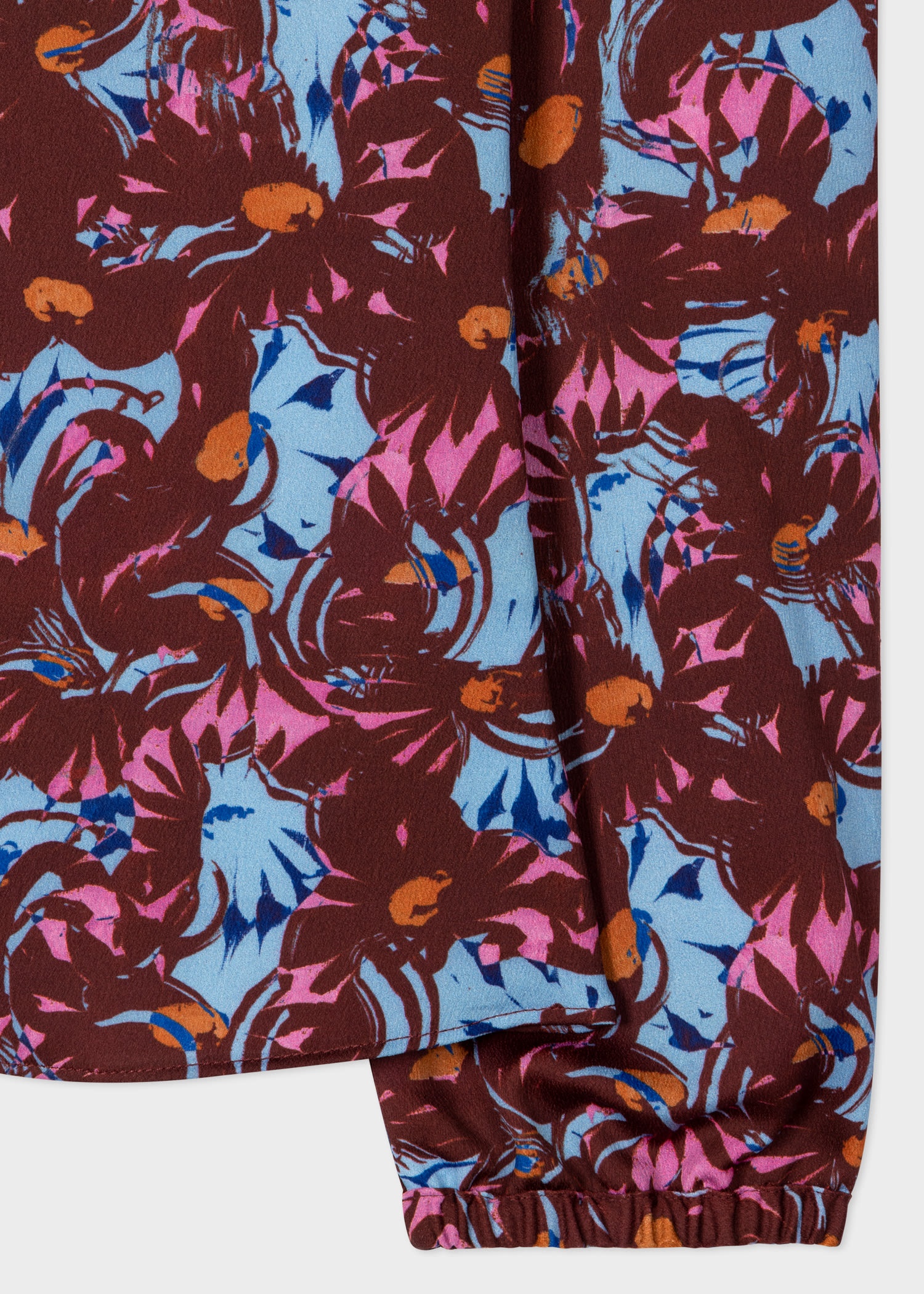 Maroon 'Snow Pixie' V Neck Top - 4