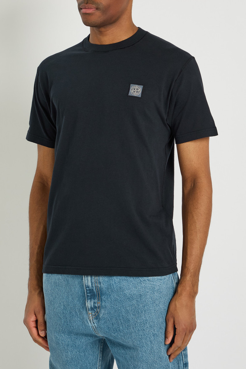 Stone Island Stone Island Tonal Compass Logo Cotton T-shirt outlook