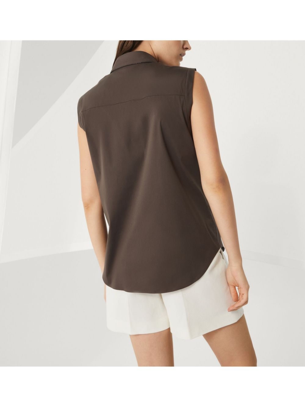 Monili-trim shirt - 4