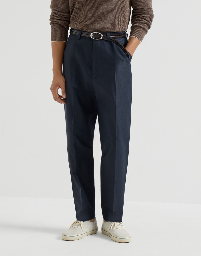 Cotton and linen panama trousers 2