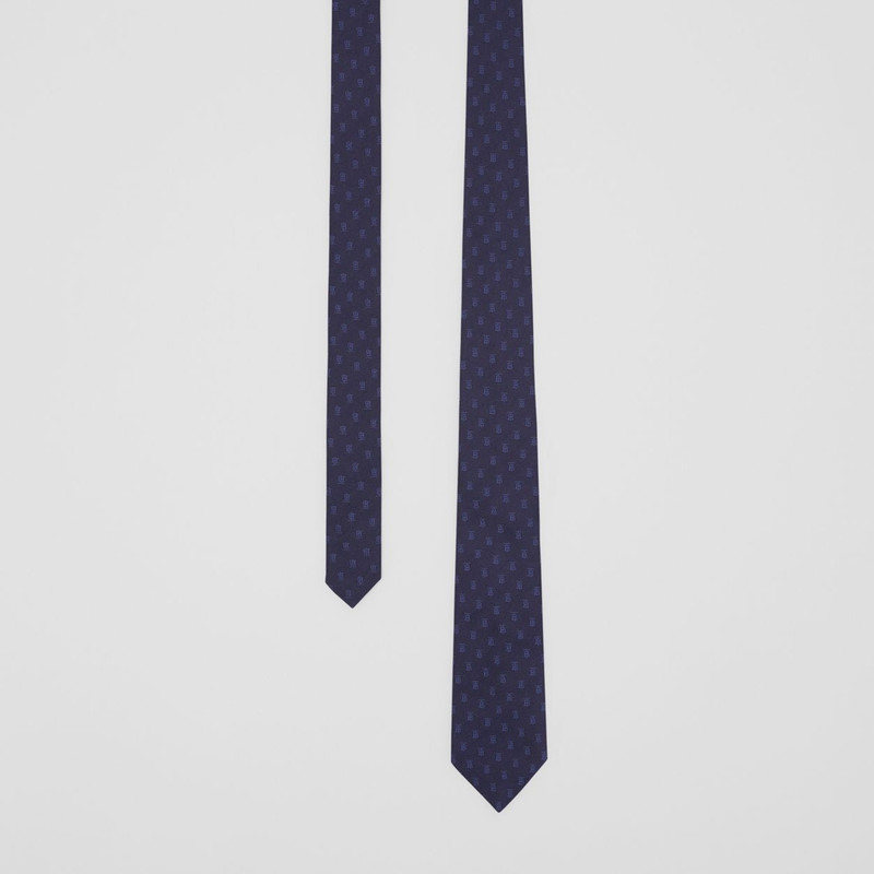 Burberry Classic Cut Monogram Motif Silk Jacquard Tie outlook