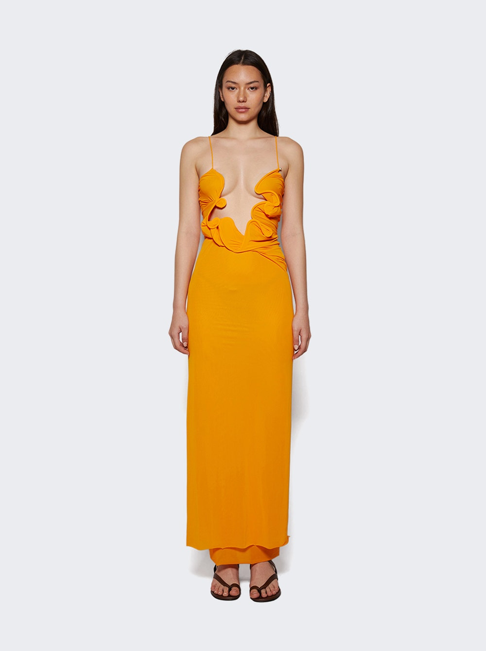 Molded Venus Dress Tangelo - 2