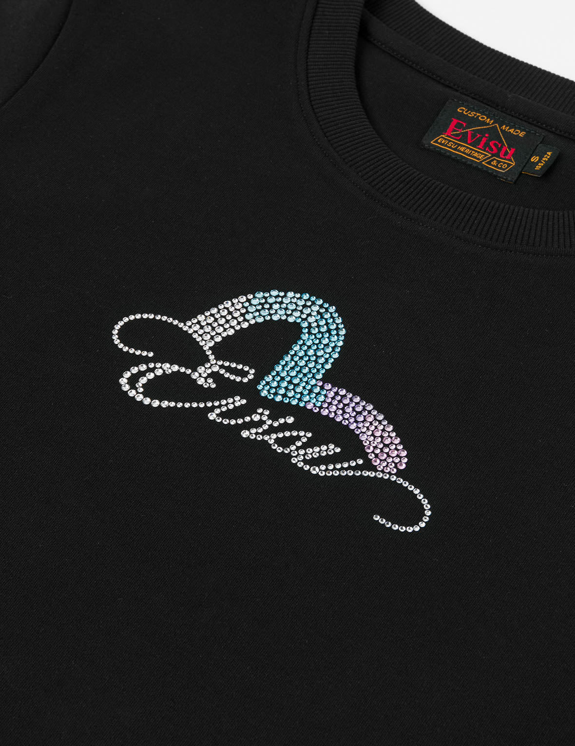 EVISU and Seagull Rhinestone Slim Fit T-shirt - 5