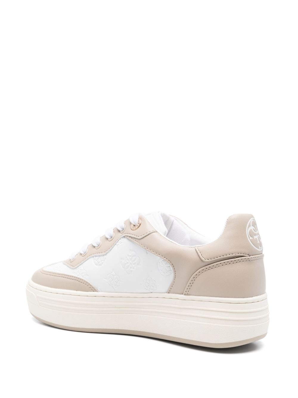 logo-debossed sneakers - 3