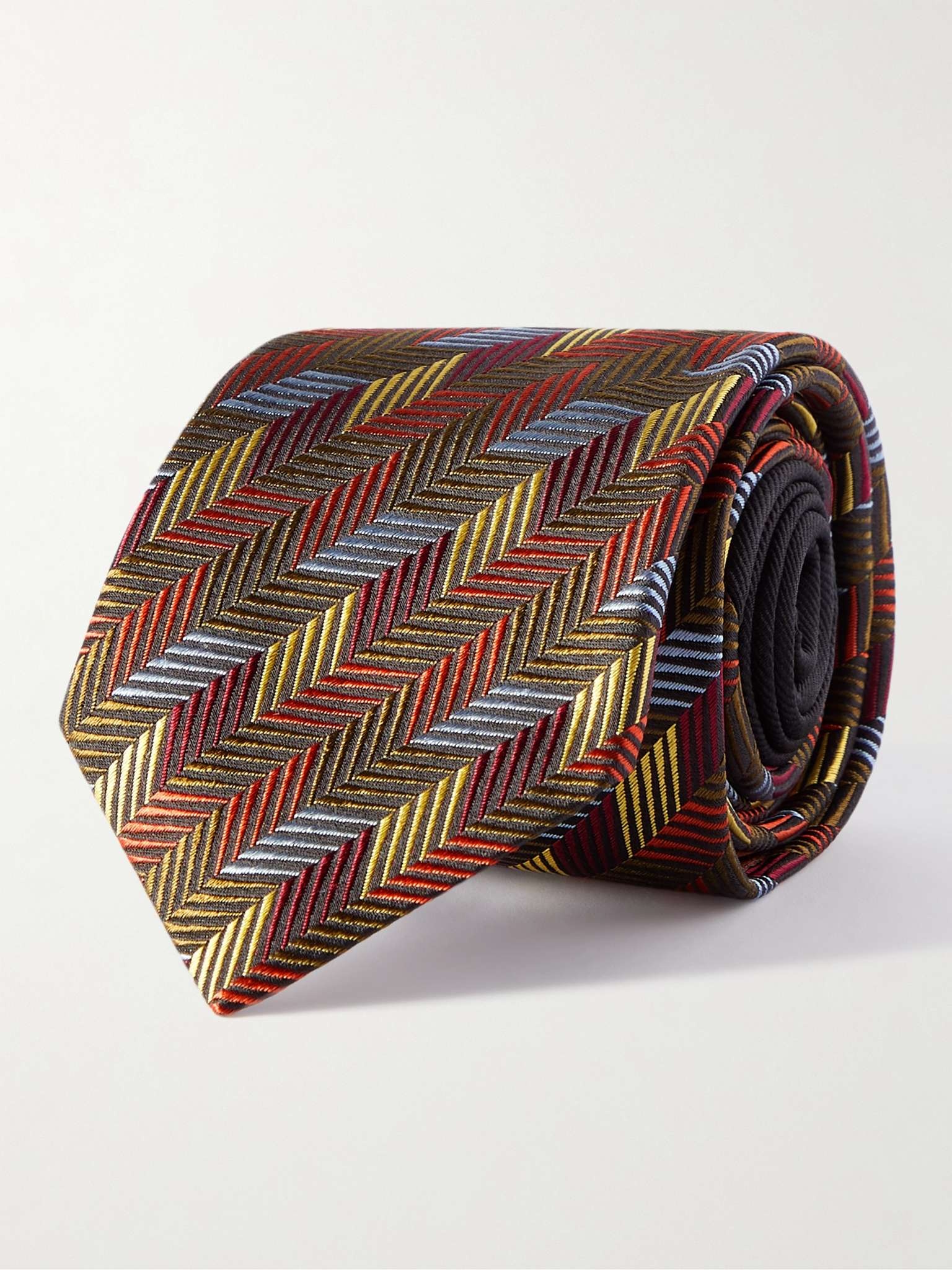 7cm Silk-Jacquard Tie - 4