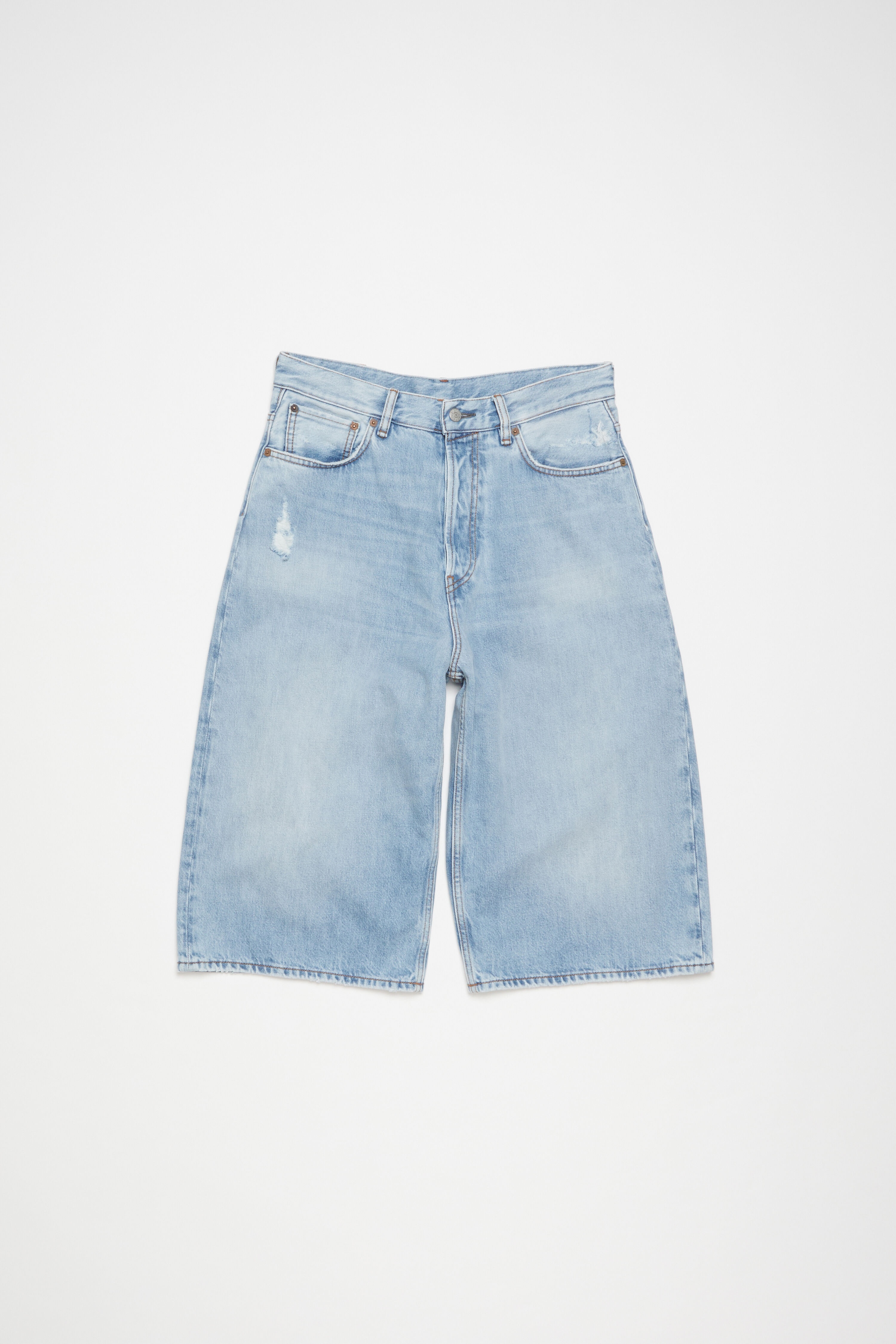 Denim shorts - Loose fit - Light blue - 7