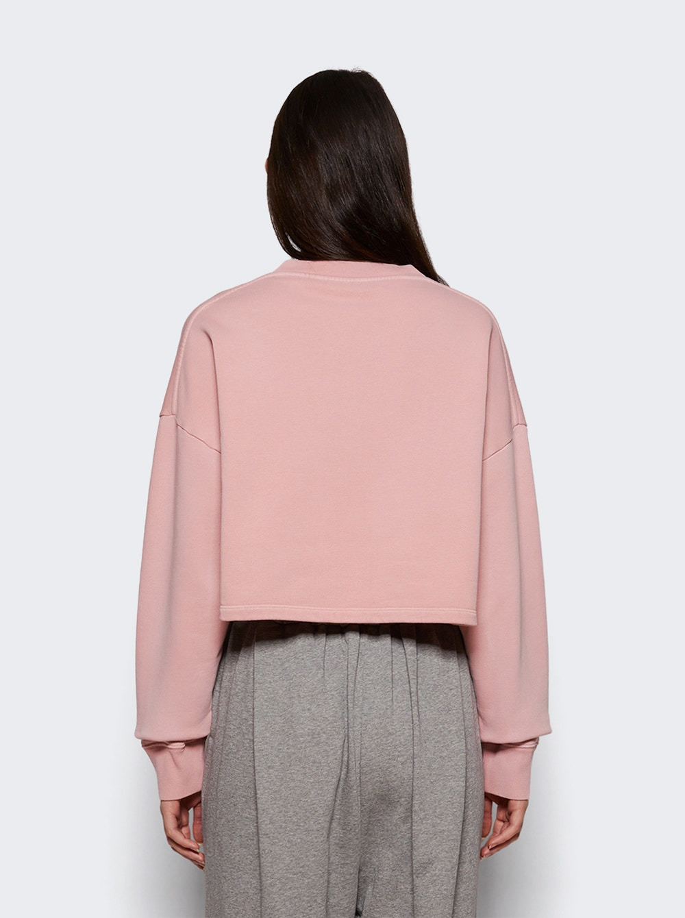 Cropped Sweatshirt Pink - 4