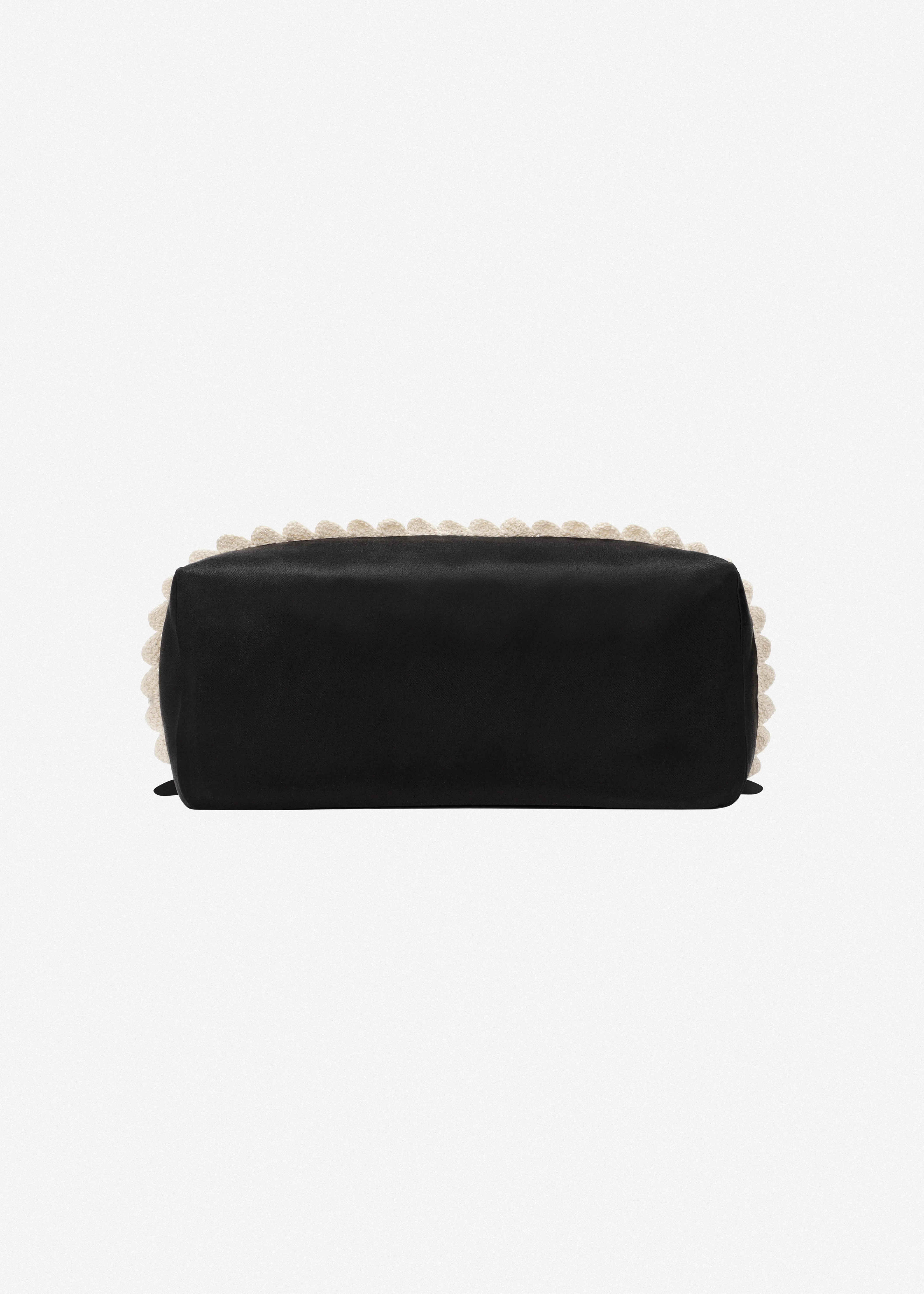 Beauty case with crochet trim - 1