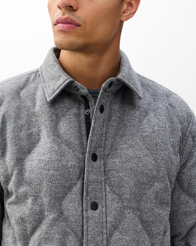 Dane Wool-Cashmere Quilted Shirt Jacket 6
