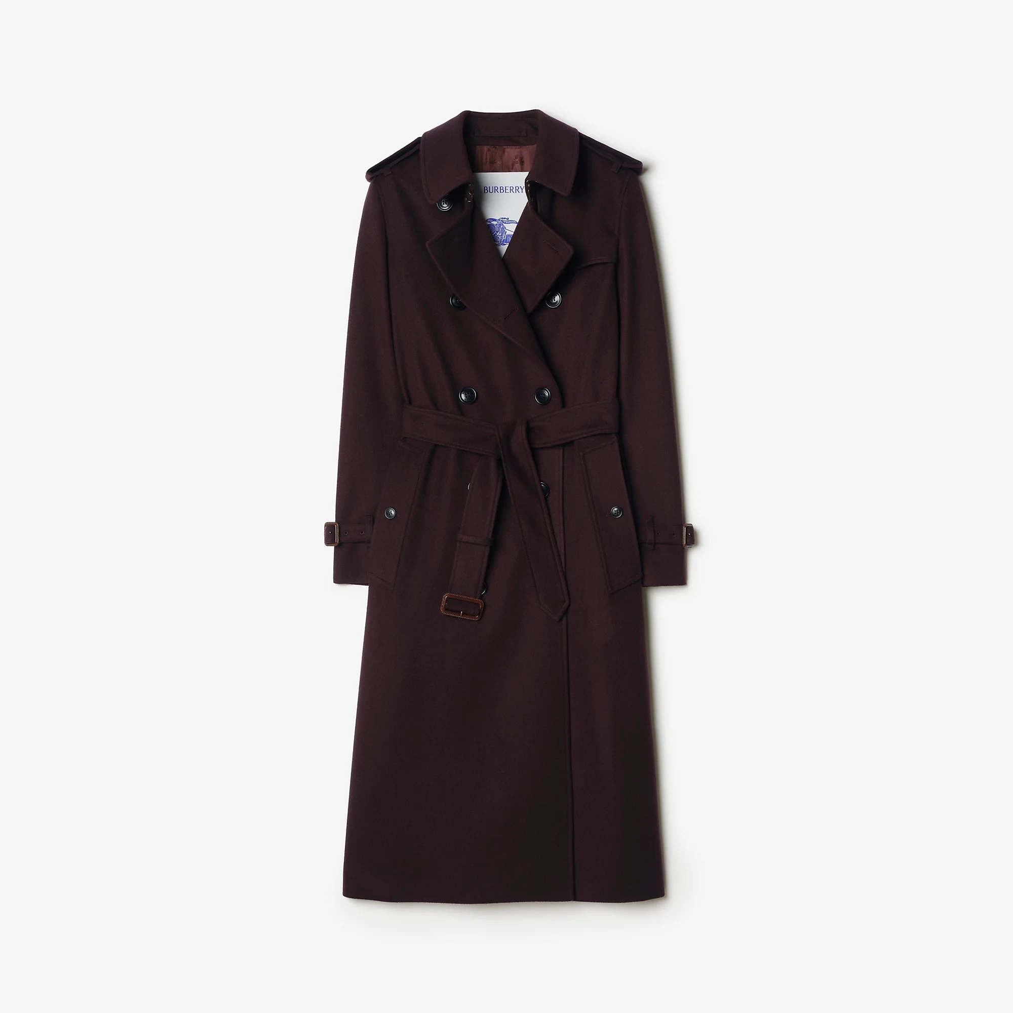 Long Cashmere Kensington Trench Coat - 1