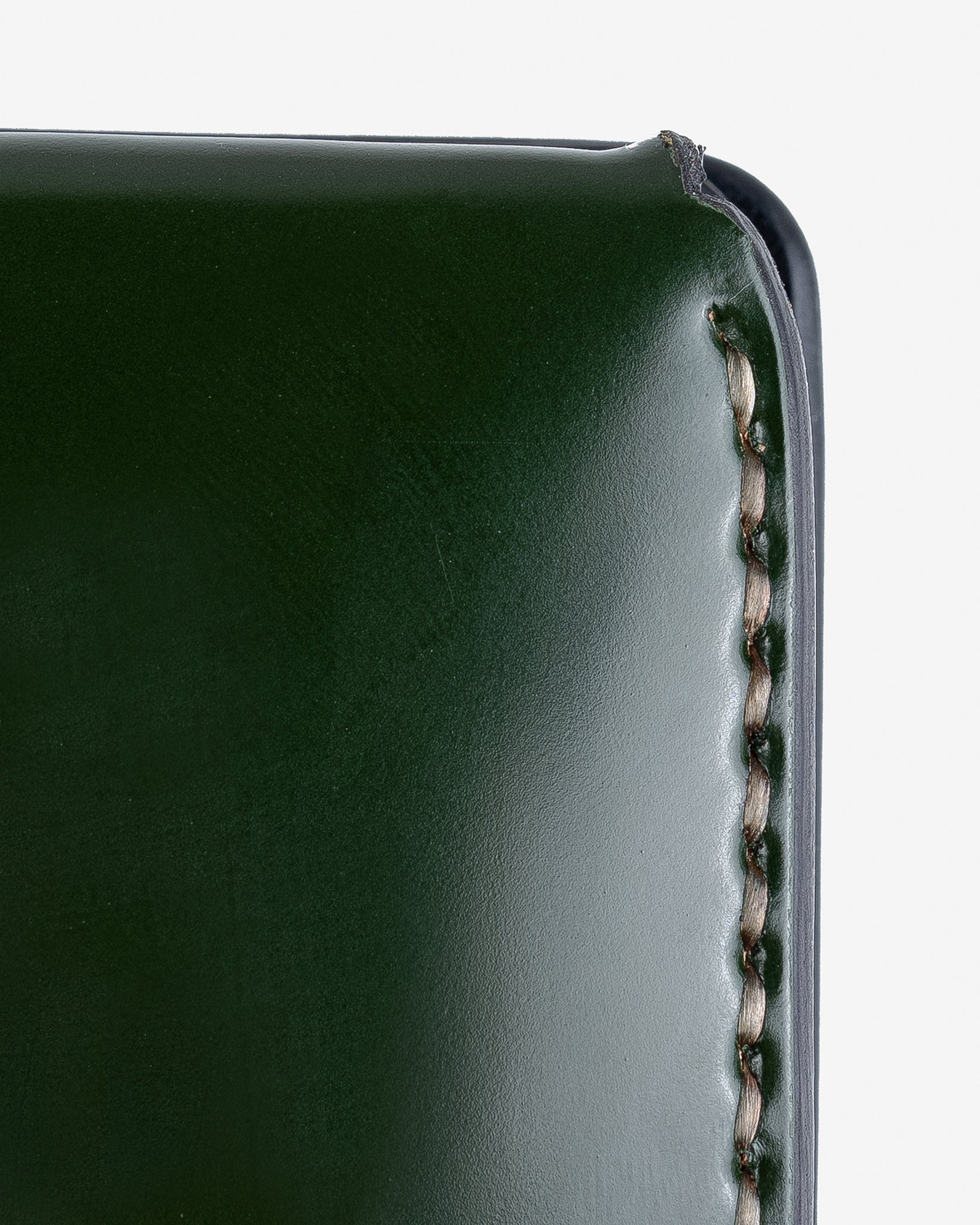 IHG-01-GRN Small Shell Cordovan Wallet - Green - 3