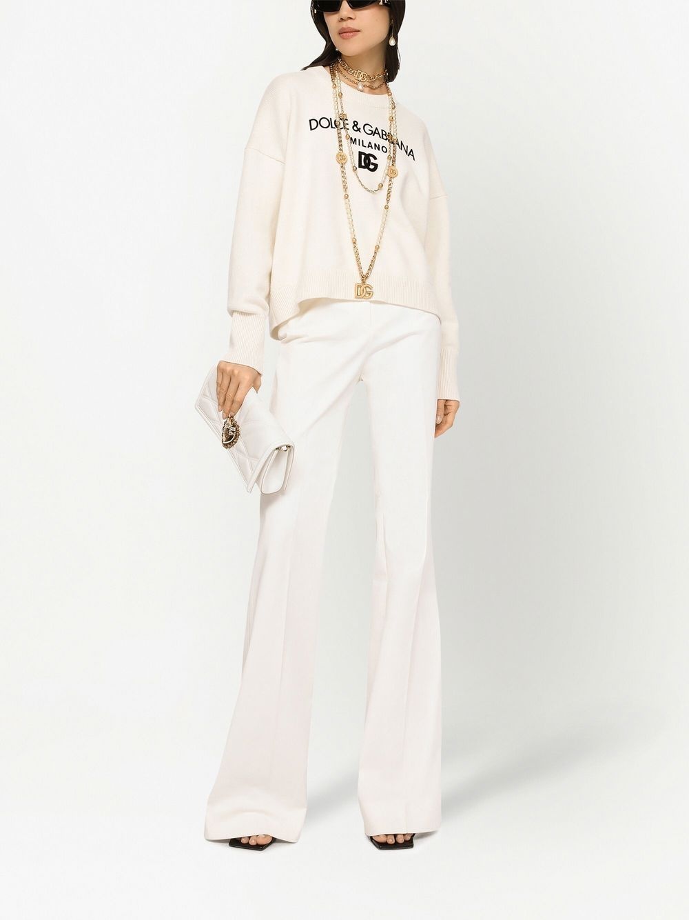 tailored wide-leg trousers - 2