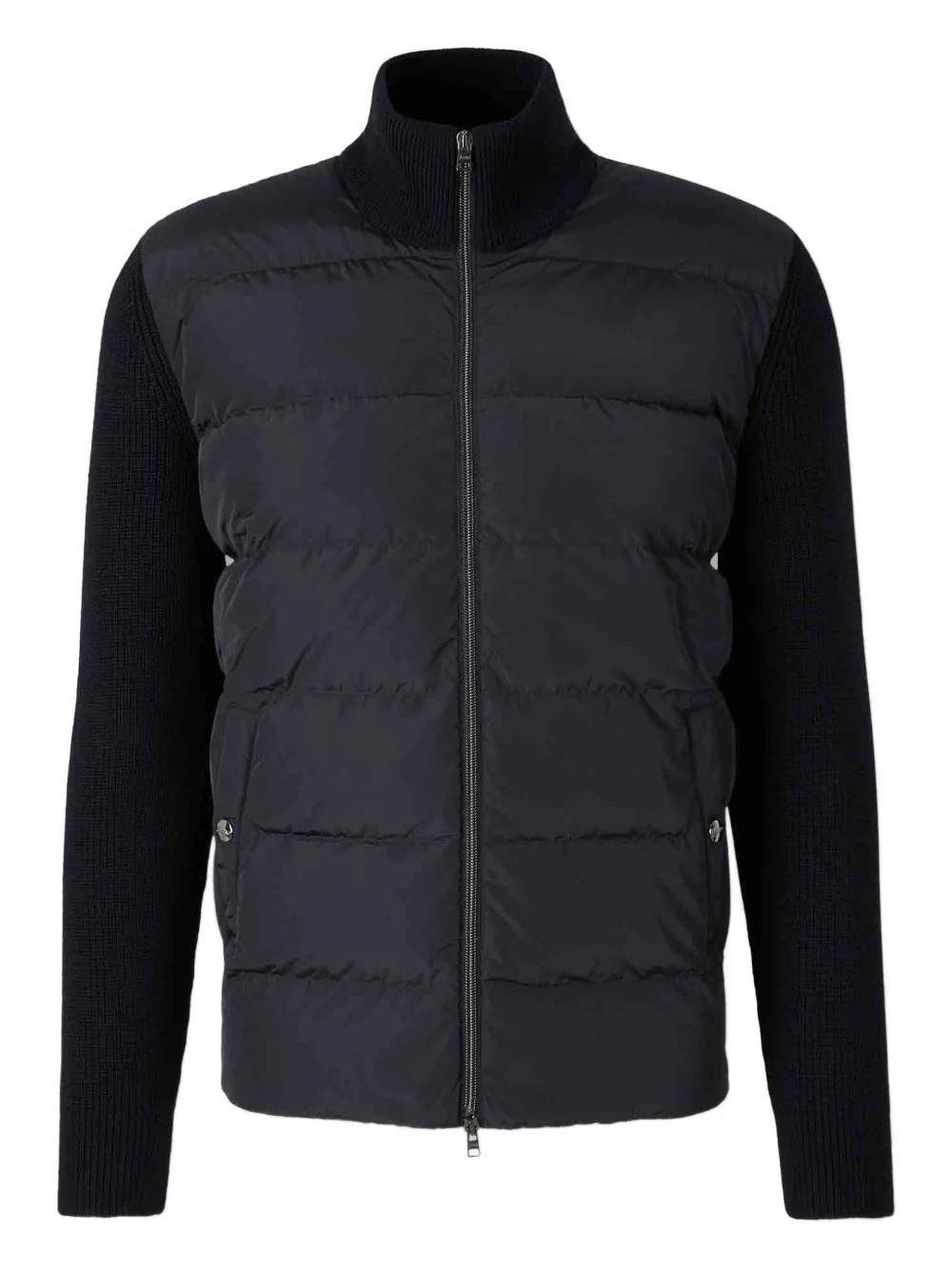 padded knit cardigan - 1