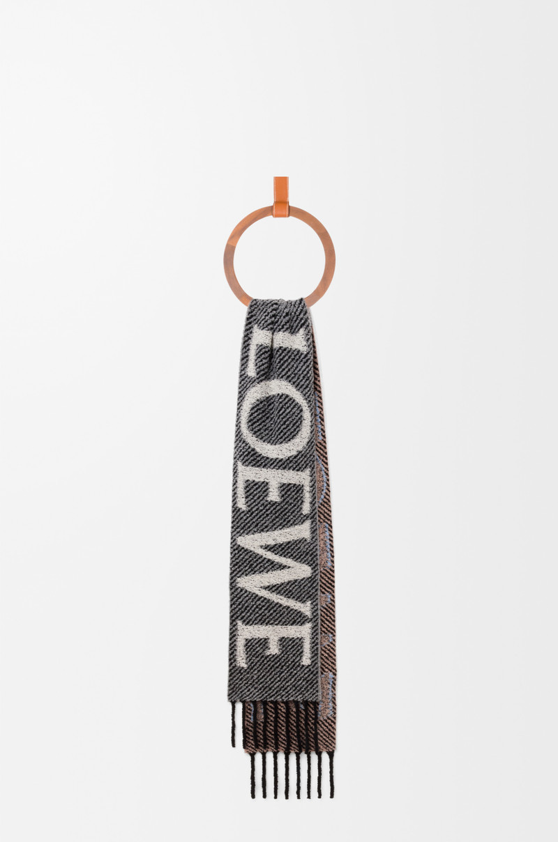 Scarf in alpaca and wool blend 3