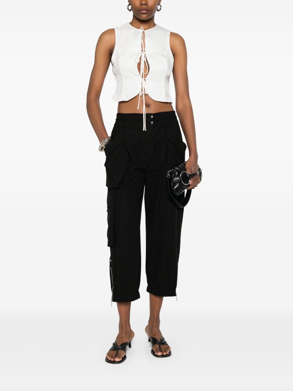 cotton cargo trousers - 2