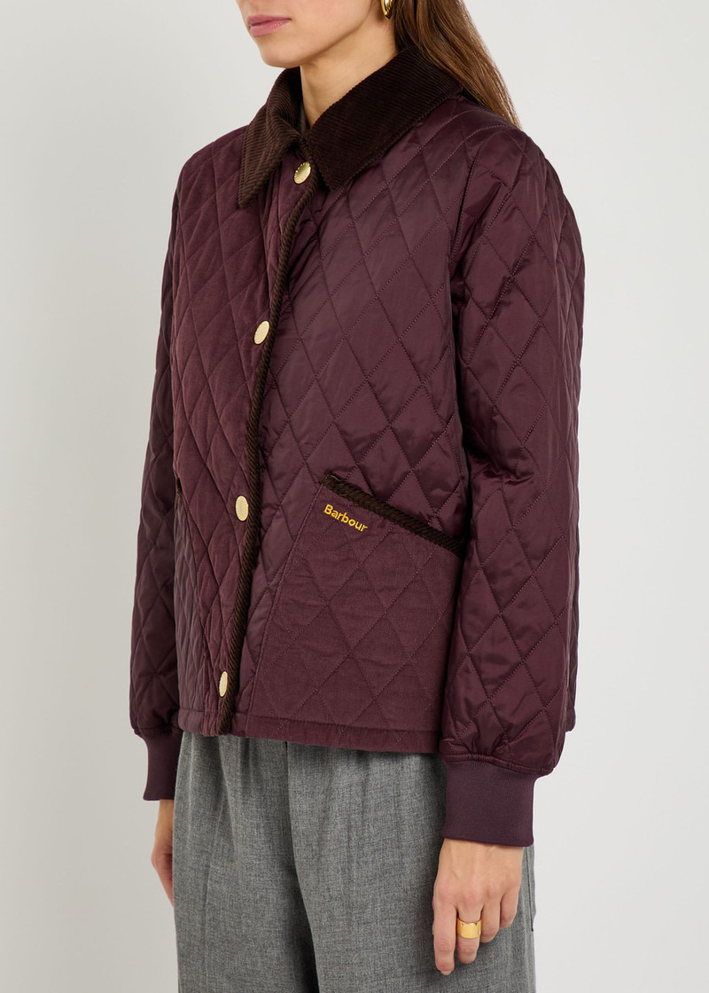 Barbour Barbour Marla Quilted Cotton and Shell Jacket outlook
