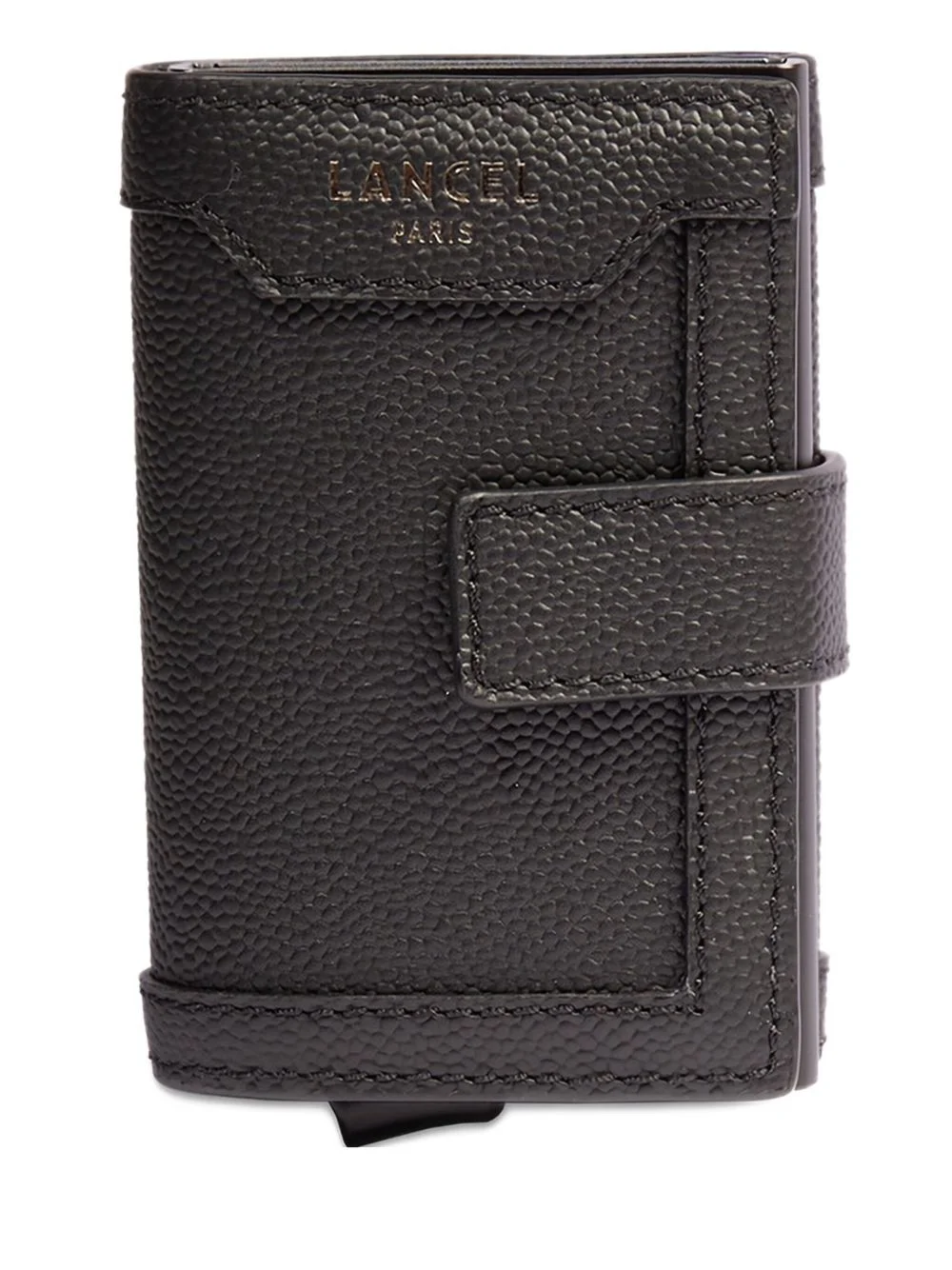 leather flap wallet - 1