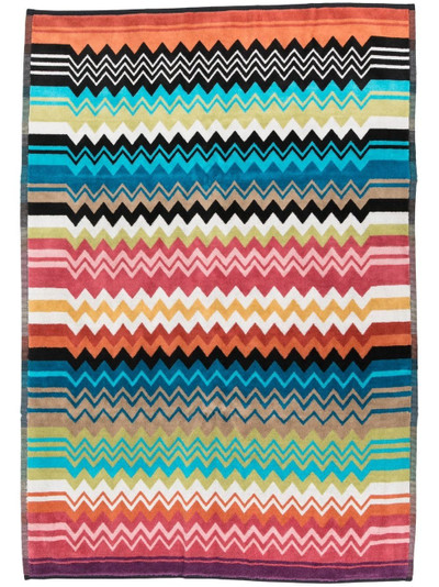 Missoni zigzag-pattern cotton bath mat outlook