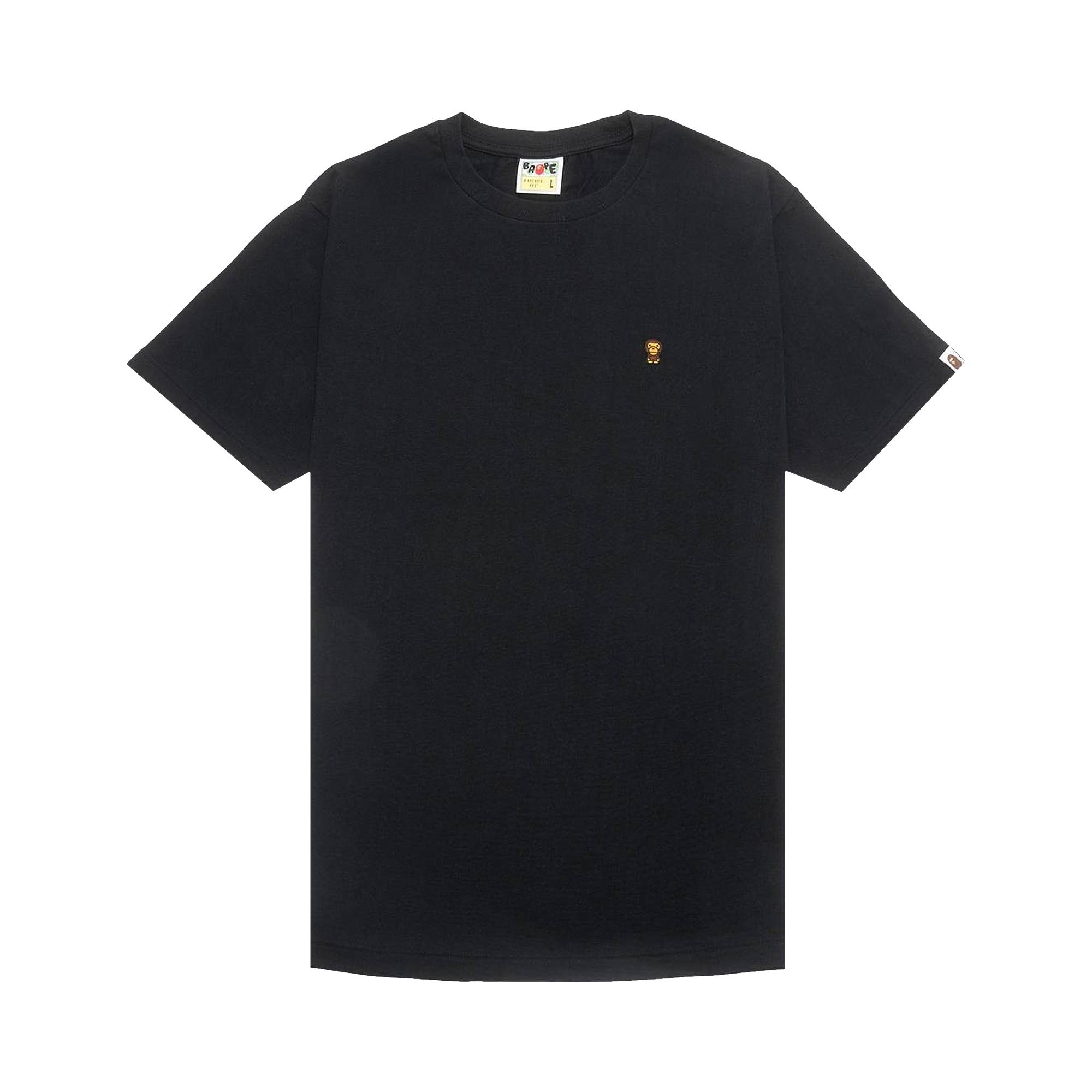 BAPE Baby Milo One Point Tee 'Black' - 1