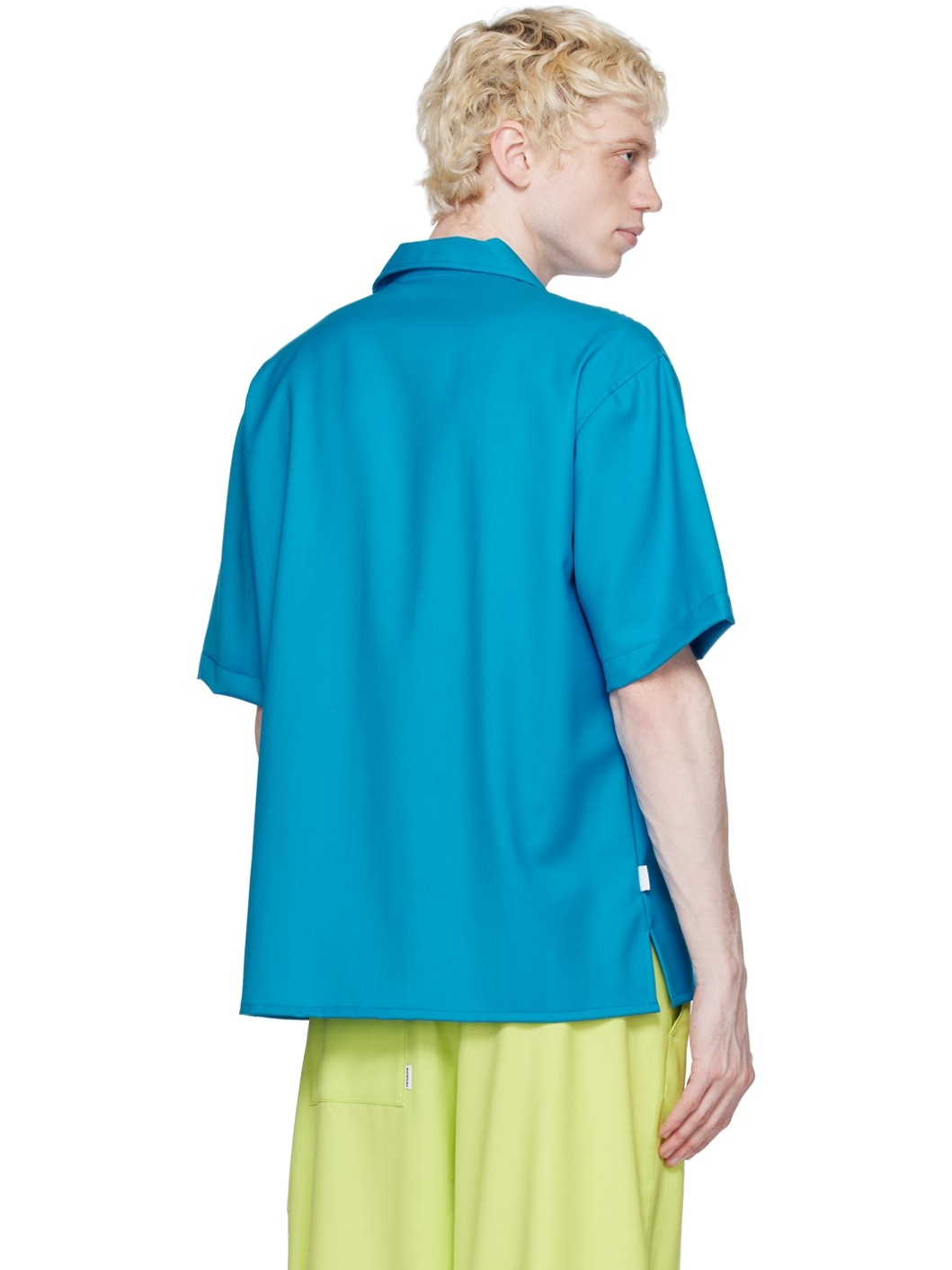 Blue Vented Shirt - 3