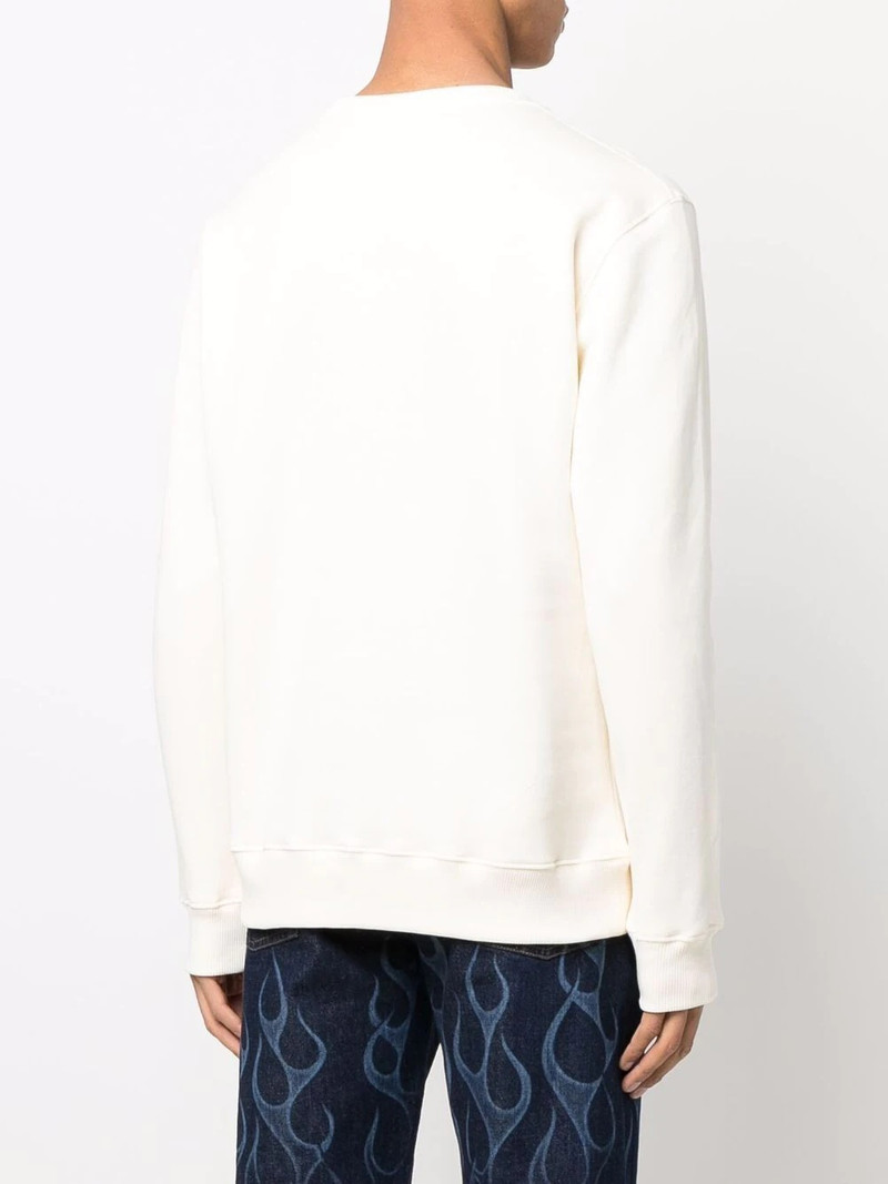 logo-print organic cotton sweatshirt 5