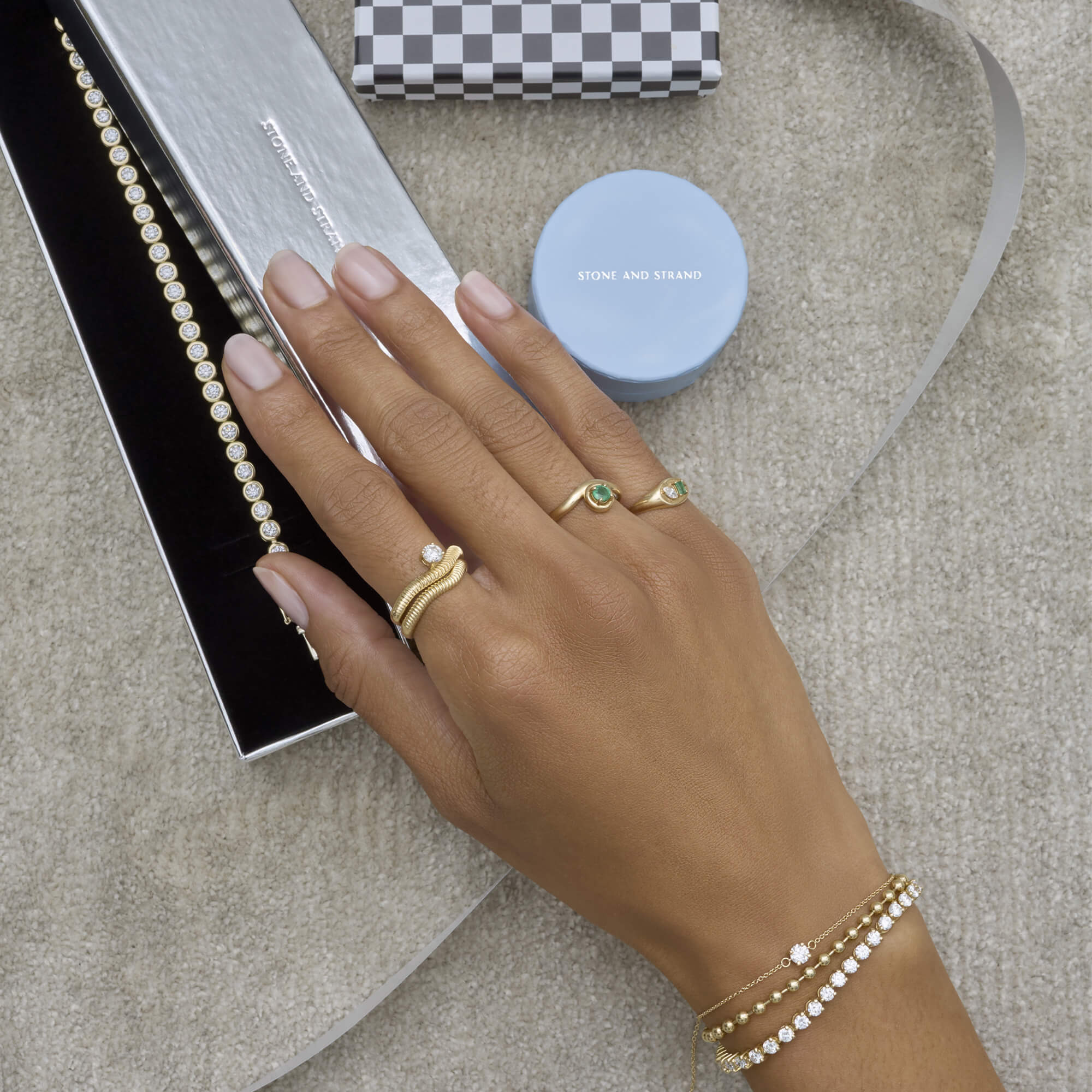 Gold Ball Chain Bracelet - 15