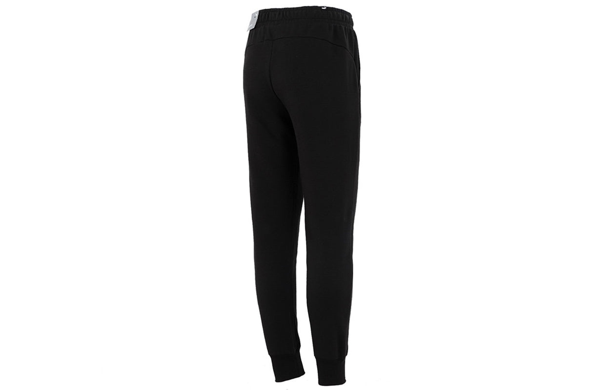 PUMA Sports Knit Breathable Casual Long Pants Black 588730-01 - 2