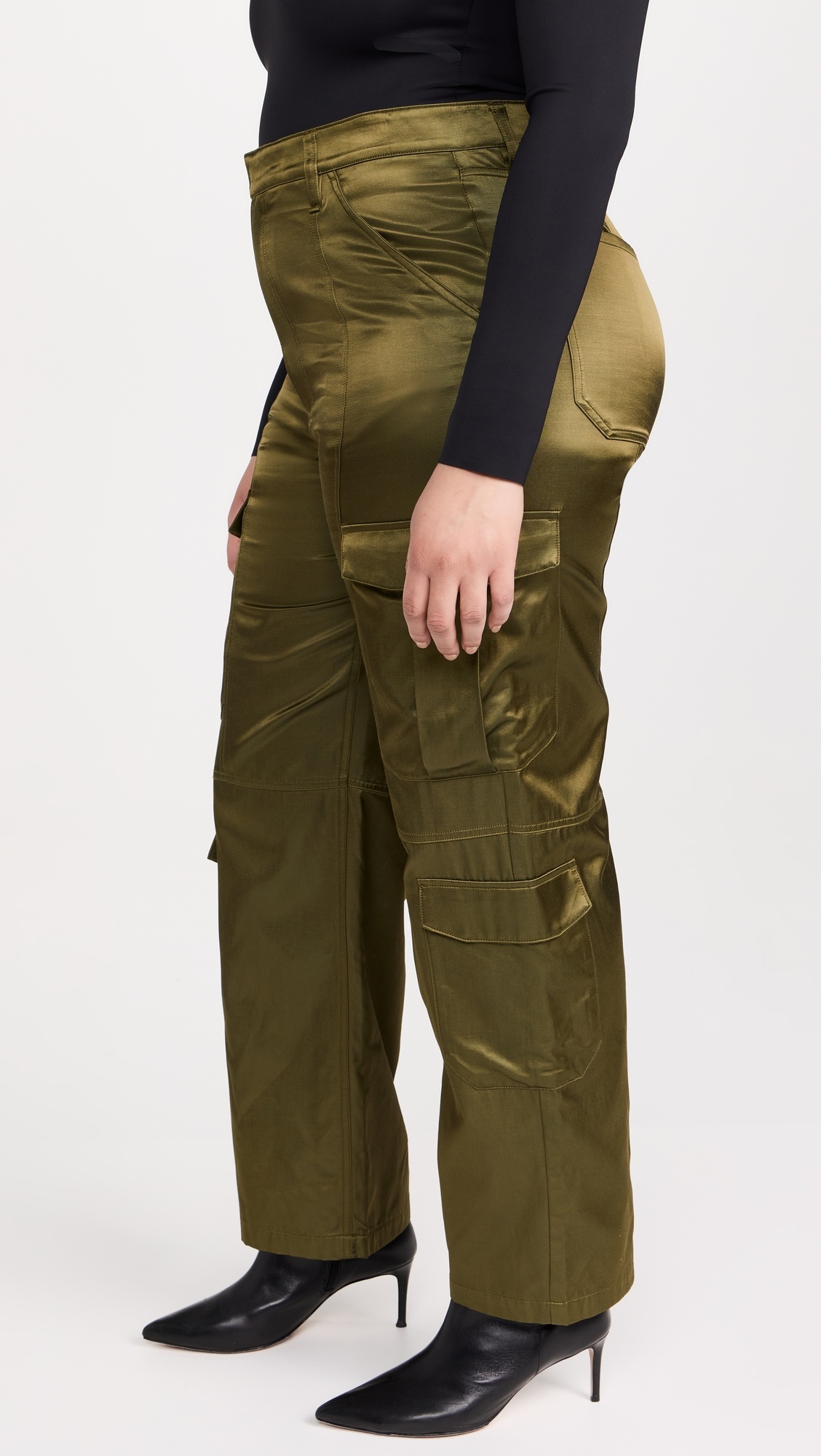 rag & bone Cailyn Japanese Satin Cargo Pants | shopbop