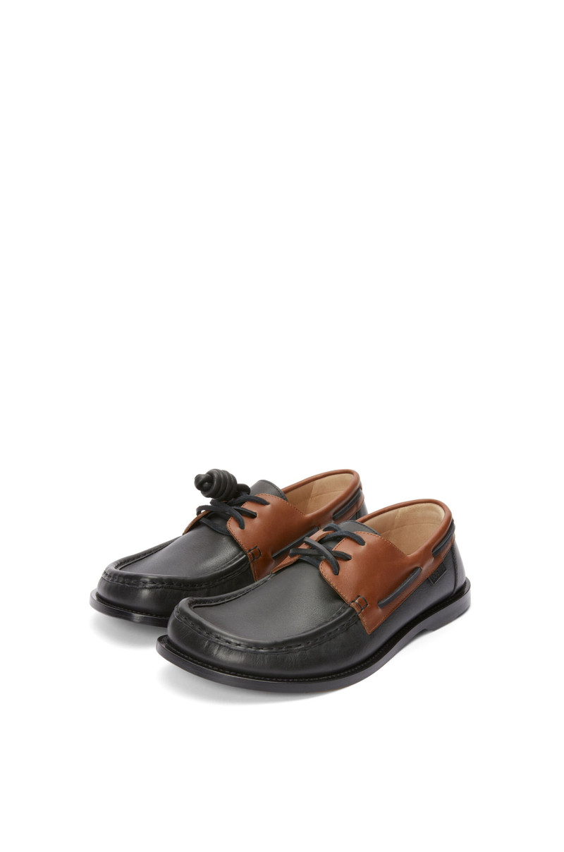 Loewe Campo boat shoe in soft calfskin outlook