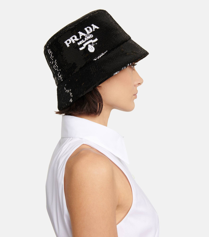 Prada Sequined bucket hat outlook