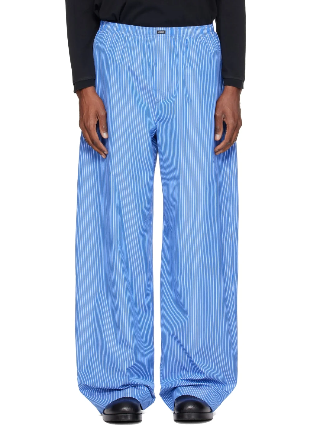 Blue Stripe Pyjama Pants - 1