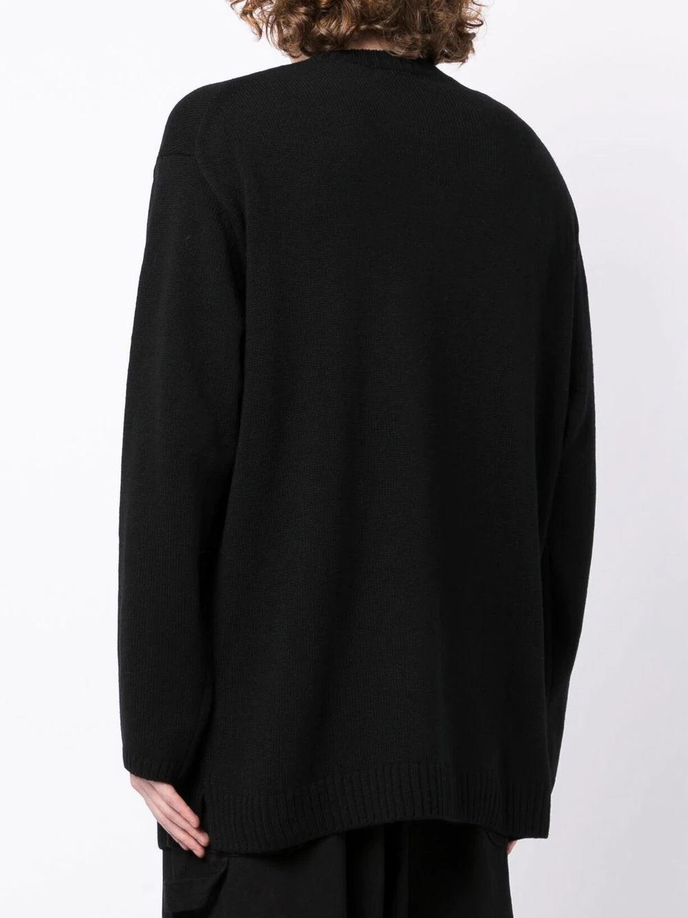 floral-print wool jumper - 3