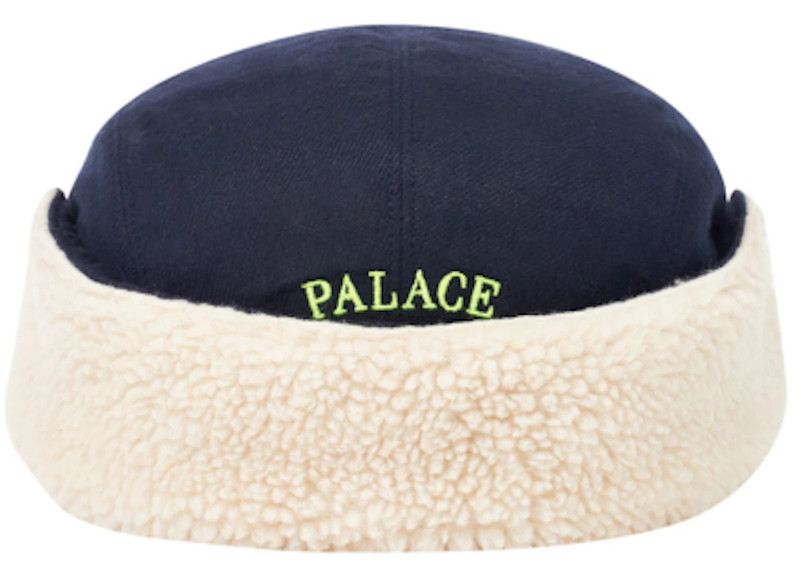 PALACE Palace Ralph Lauren Polar Fleece Hunting Cap Aviator Navy outlook
