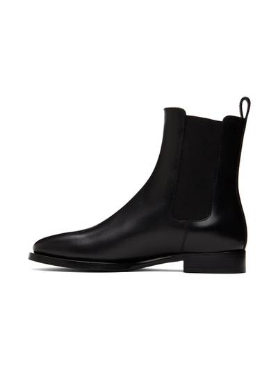 The Row Black Grunge Boots outlook