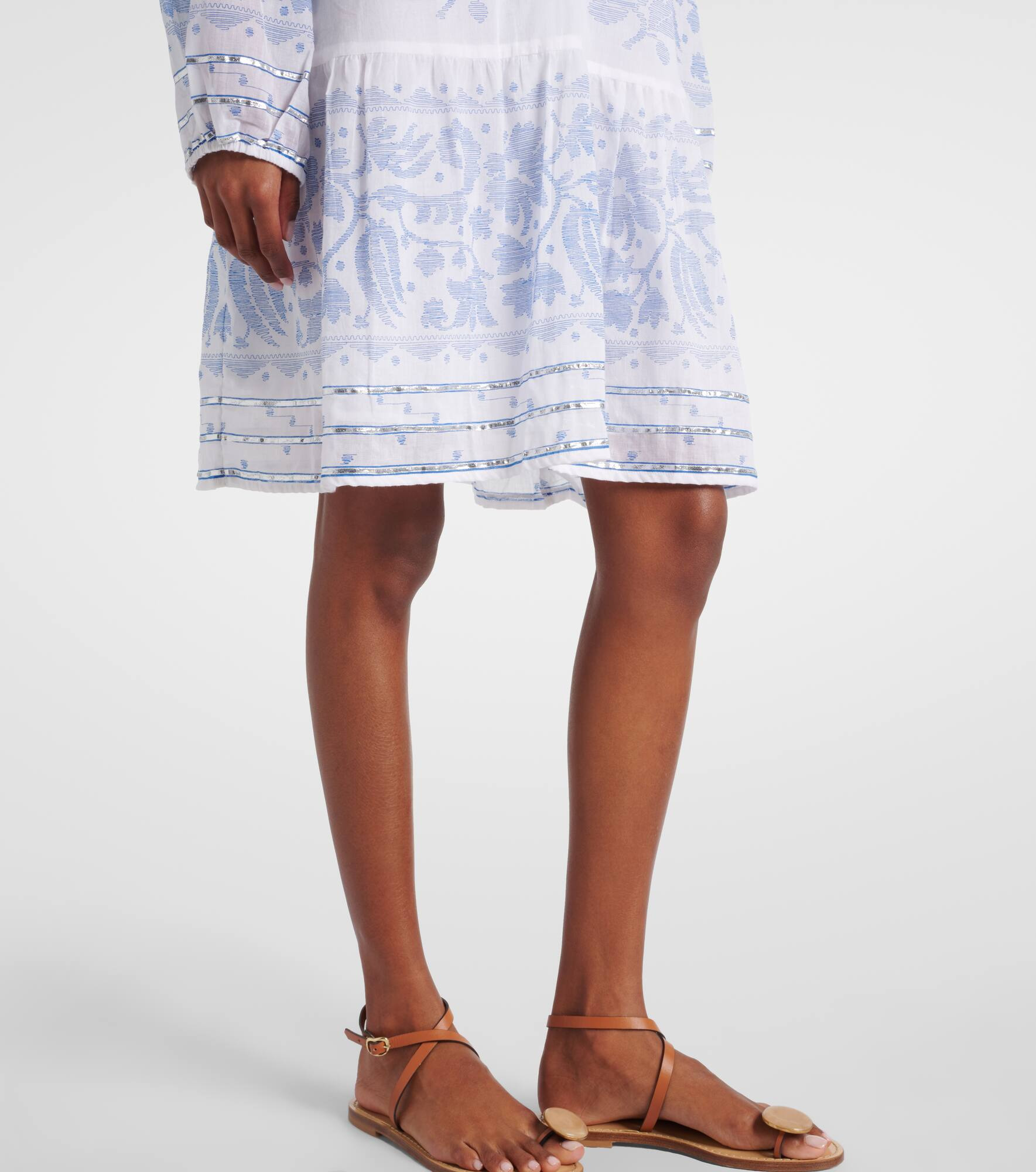 Floral cotton minidress - 6