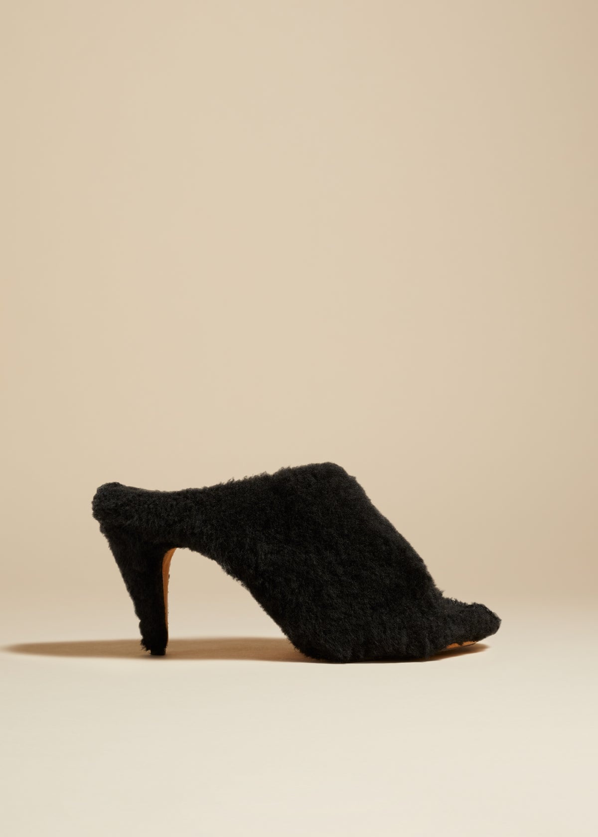 Marion 90mm shearling mules - 1